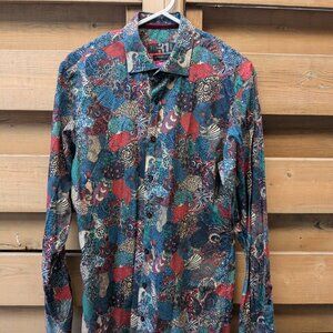 Simons le 31 Liberty Art Fabrics dress shirt